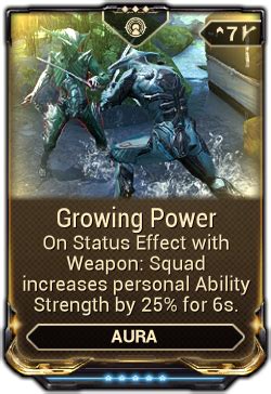 warframe growing power